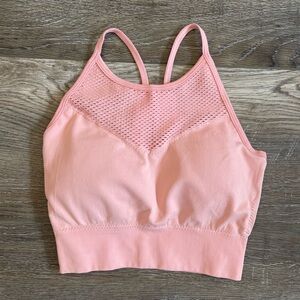 Athlete Body Racerback Seamless, mesh Sports Bra NWOT size S